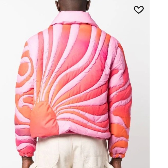 ERL Pink Sunset Down Jacket ❤️New❤️ - Picture 7 of 15